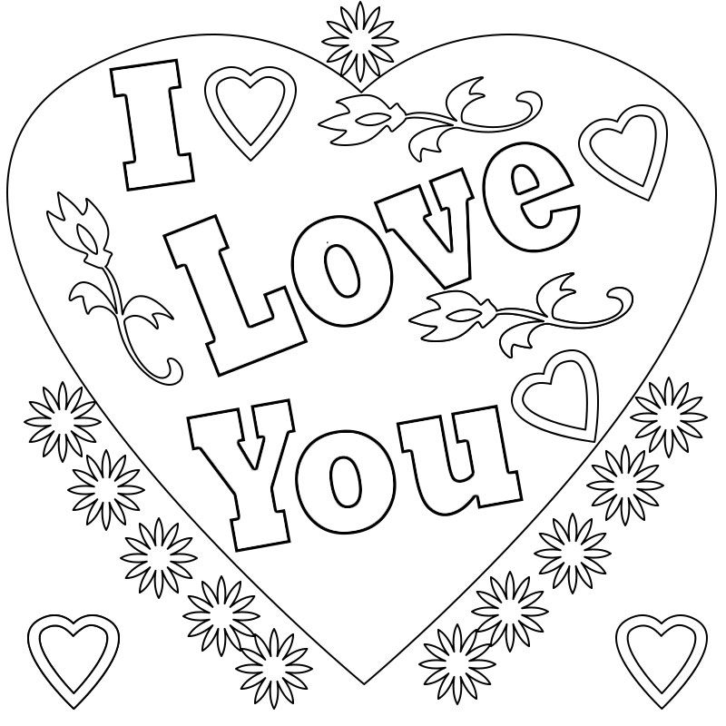 I love you coloring pages to print love coloring pages happy birthday coloring pages heart coloring pages