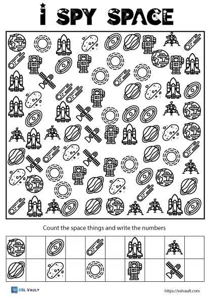 Free printable i spy coloring pages
