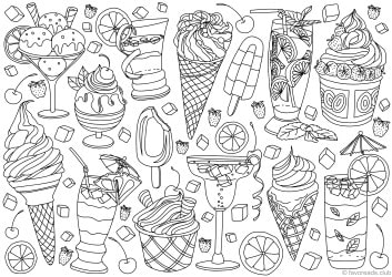 Ice cream and cocktails â favoreads coloring club