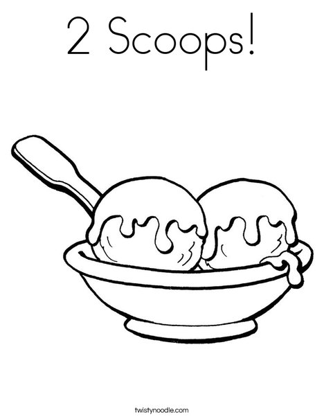 Scoops coloring page
