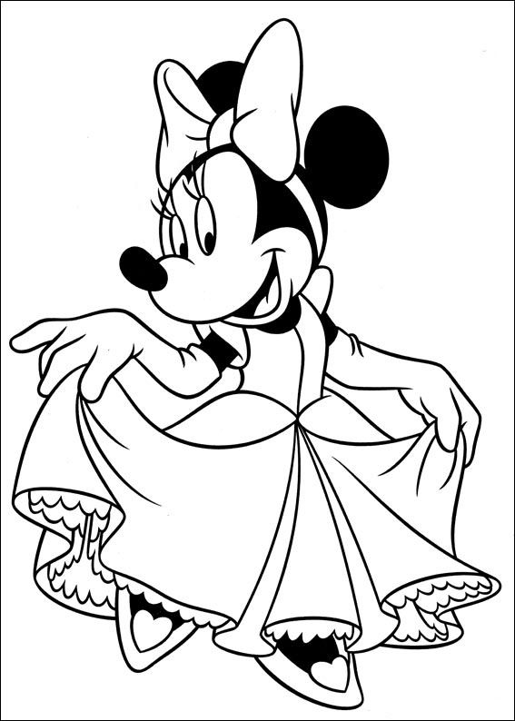 Minnie mouse coloring pages minnie mouse coloring pages disney coloring pages mickey mouse coloring pages