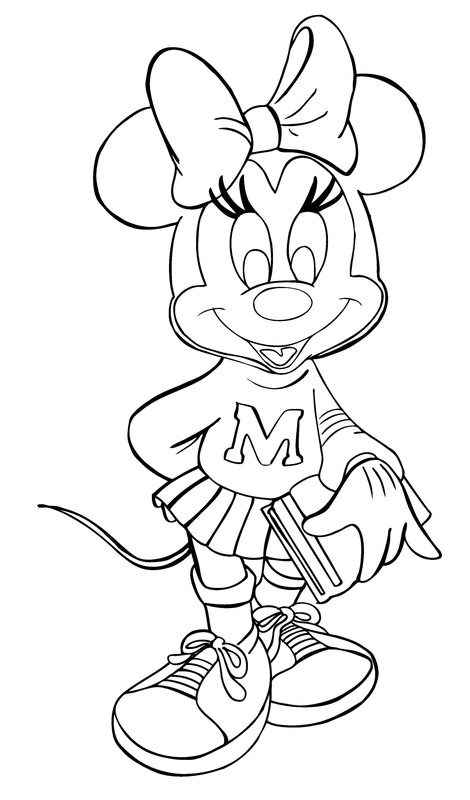 Ðï minnie mouse cheerleader