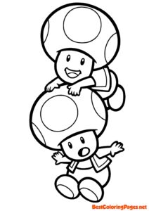 Mario coloring pages