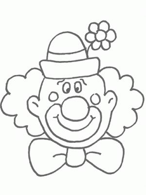 Ca de payaso pa colore colore el dibujo clown crafts coloring pages for kids printable coloring pages
