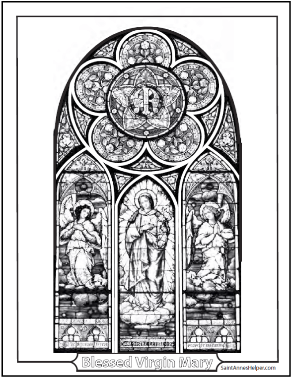 Immaculate conception coloring pages âïâï december holy day