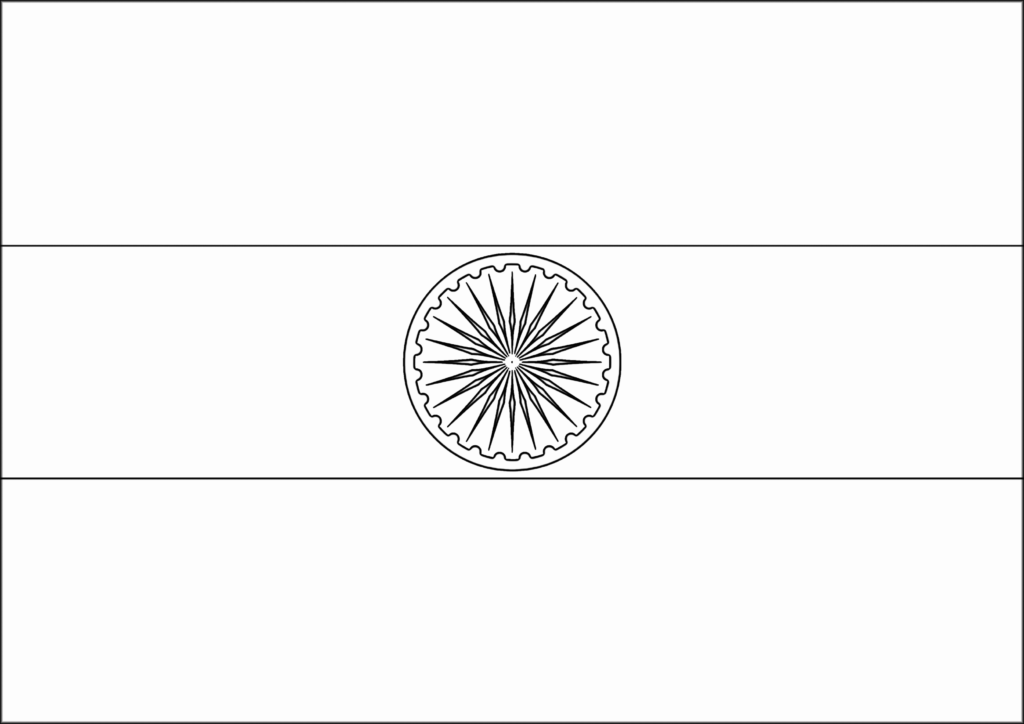 India coloring pages
