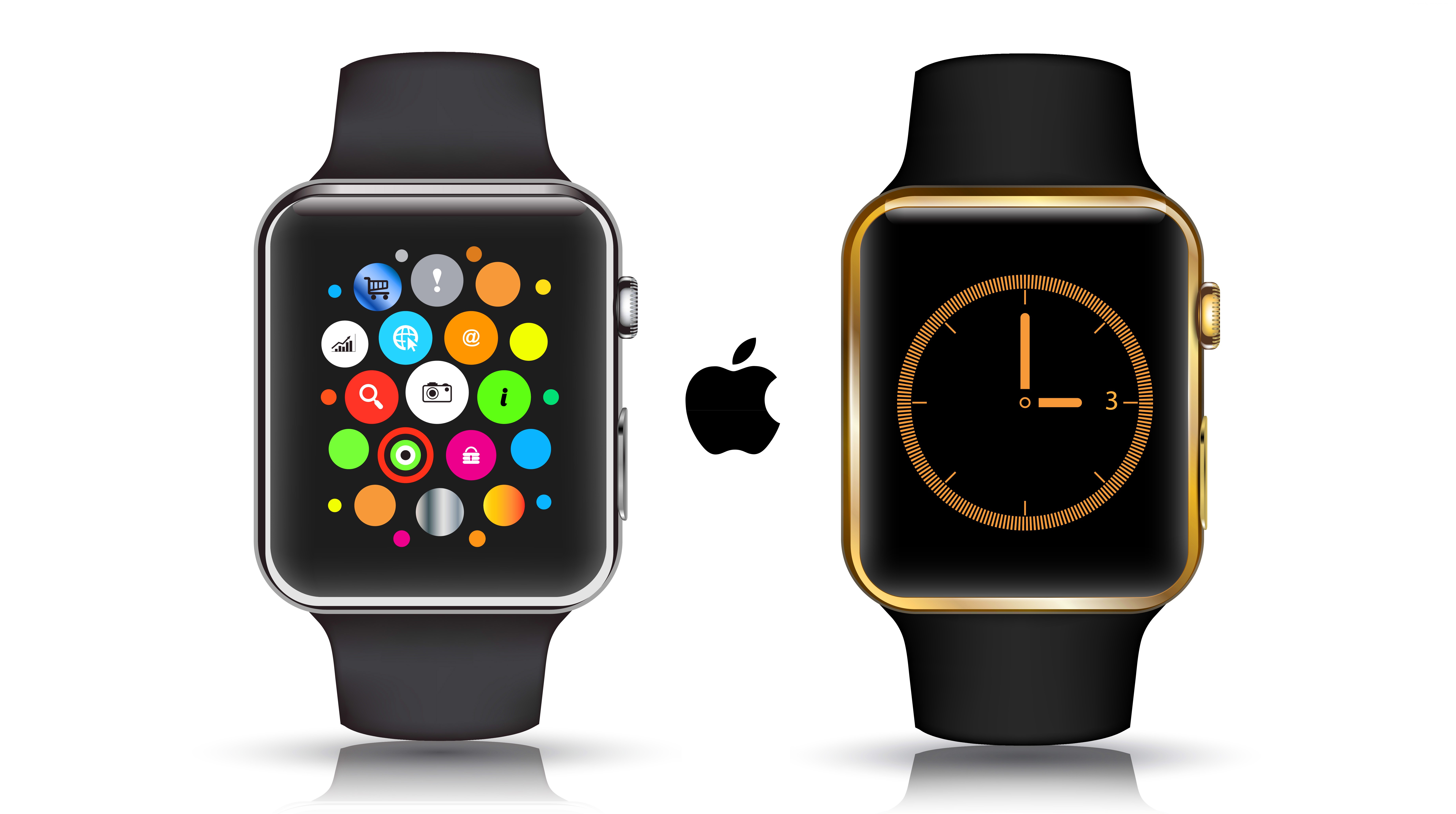 Interface review apple watch real futuristic gadgets watches wallpaper k display silver iwatch k apple