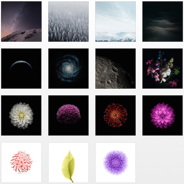 Get the entire ios wallpaper collection