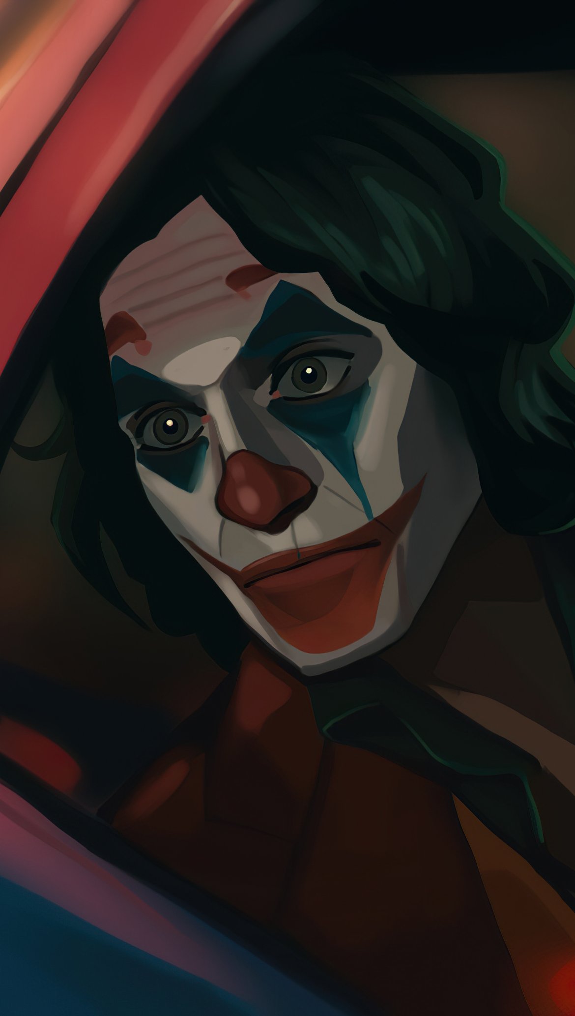 Joker in car fanart wallpaper k ultra hd id
