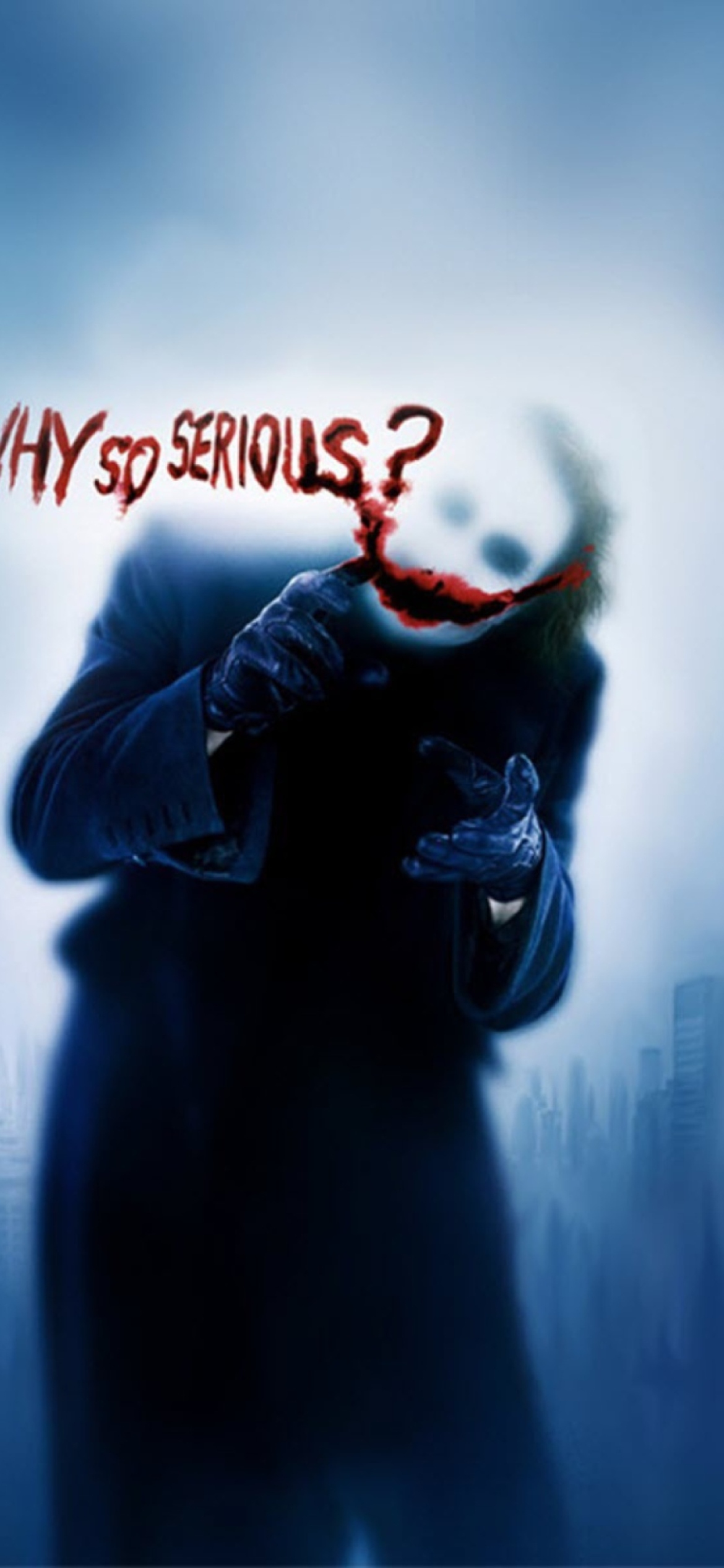 Joker why so serious wallpaper for iphone pro