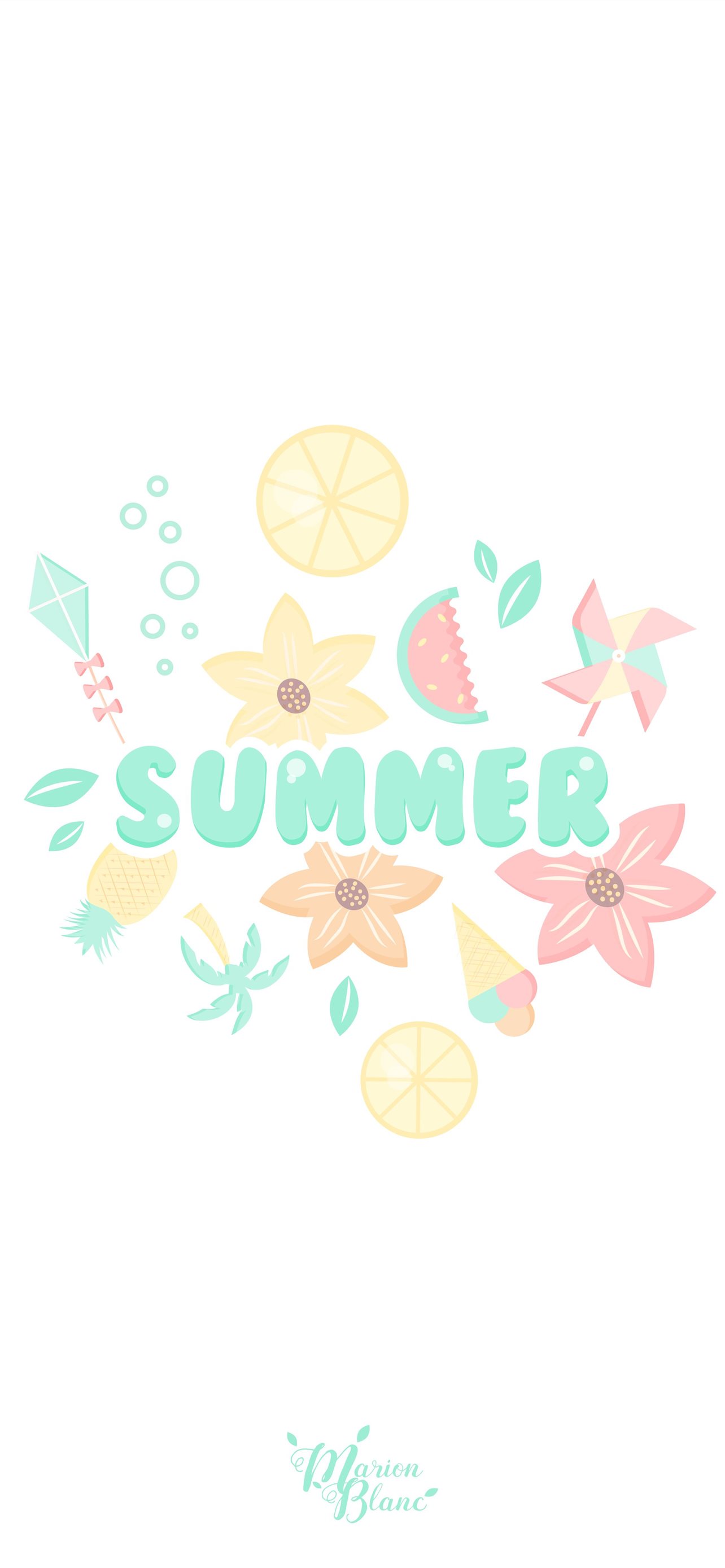 Pastel summer top free pastel summer backgrounds a iphone wallpapers free download