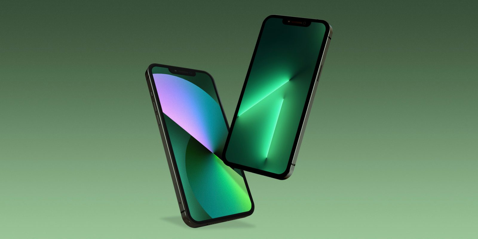 Download the new green iphone wallpapers right here
