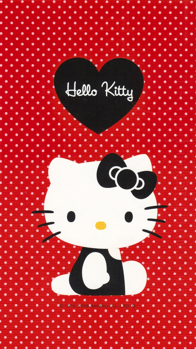 Red hello kitty iphone wallpapers free download