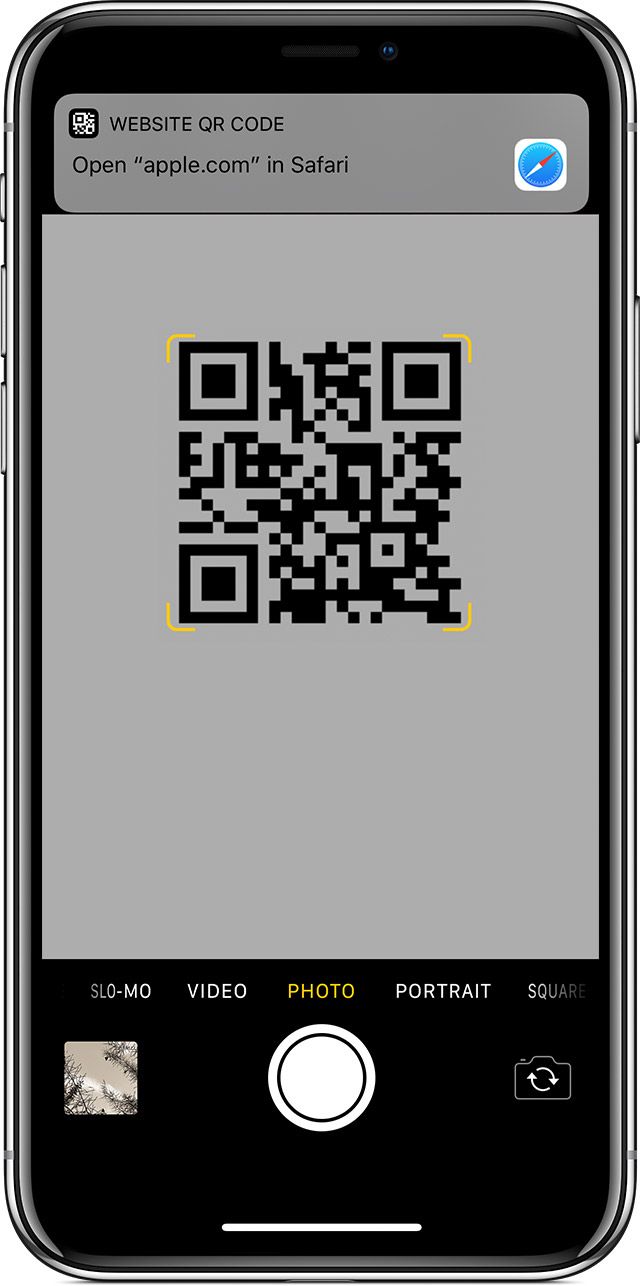 Scan a qr code with your iphone ipad or ipod touch coding qr code app frame