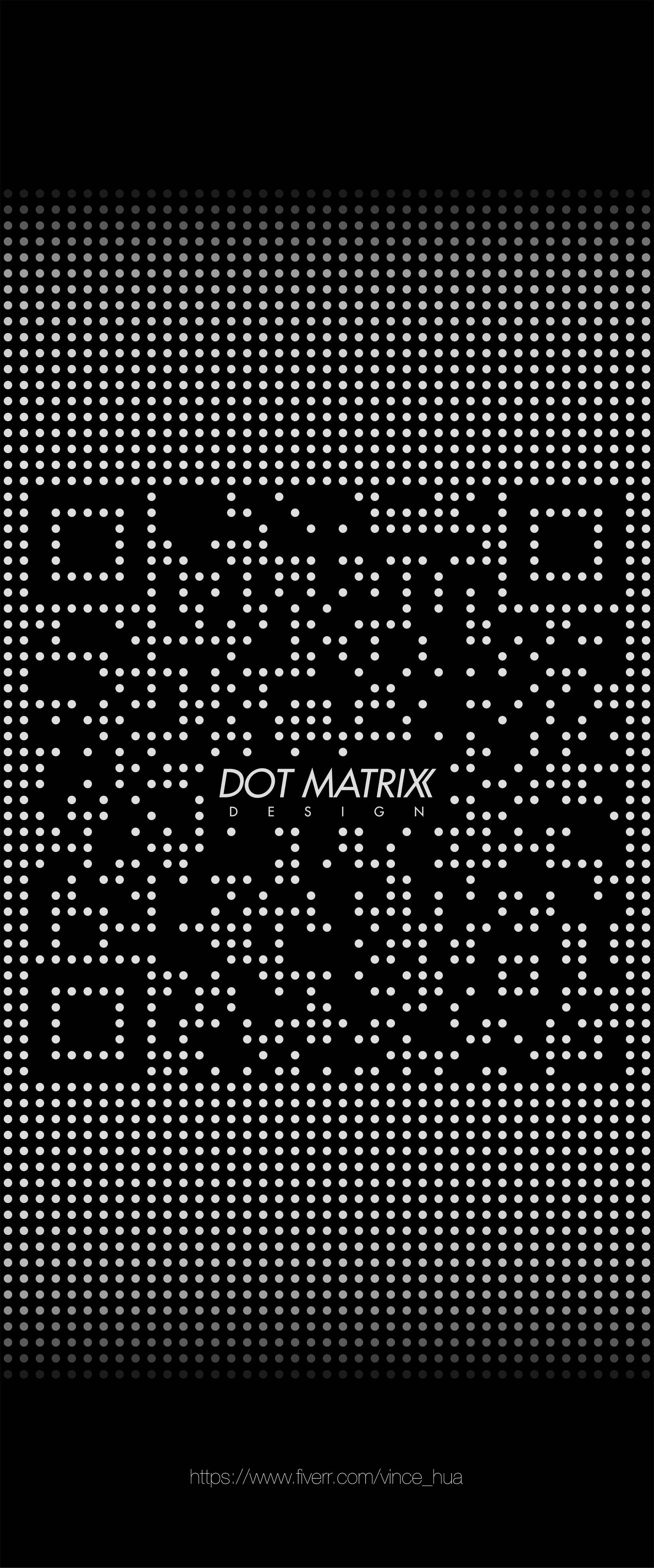 Dot matrix qr code wallpaper design for android and ios coding code wallpaper qr code