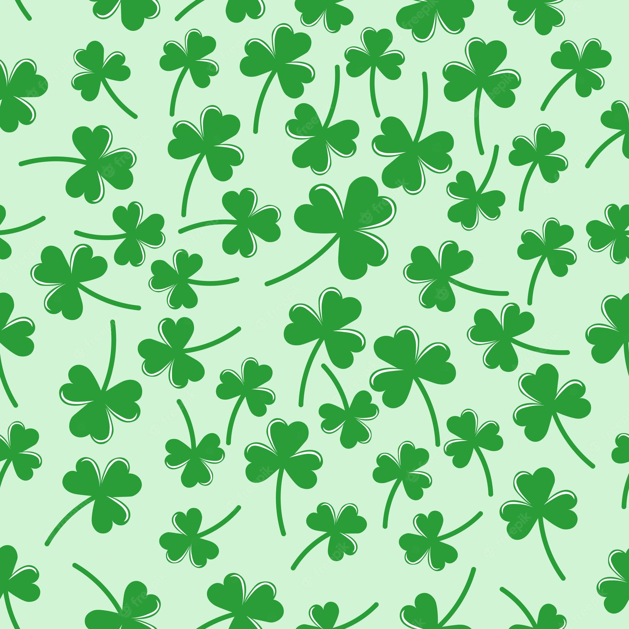 Premium vector green clover the symbol of st patricks day shamrock symbol of ireland