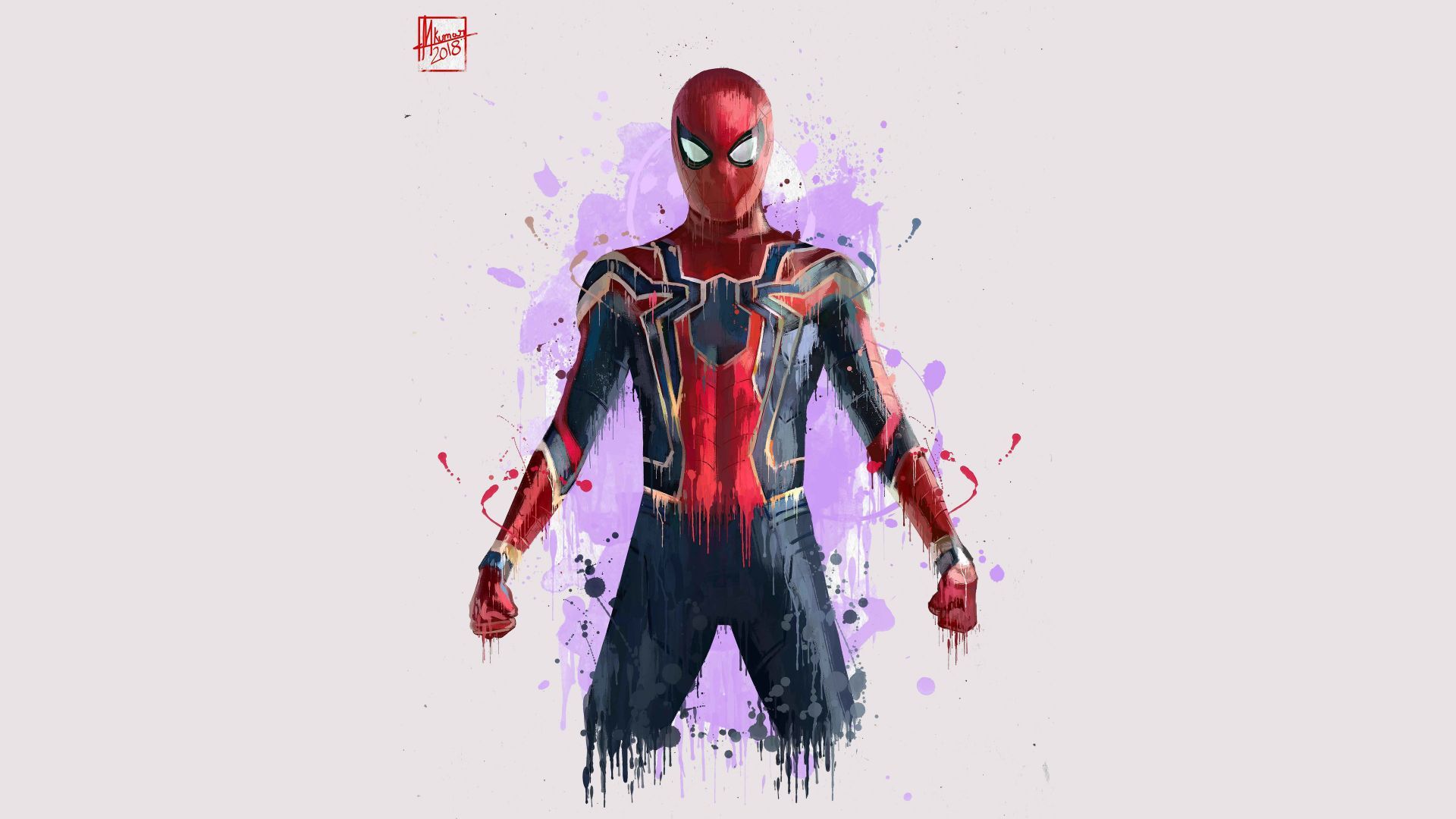 Download wallpapers of iron spider spider