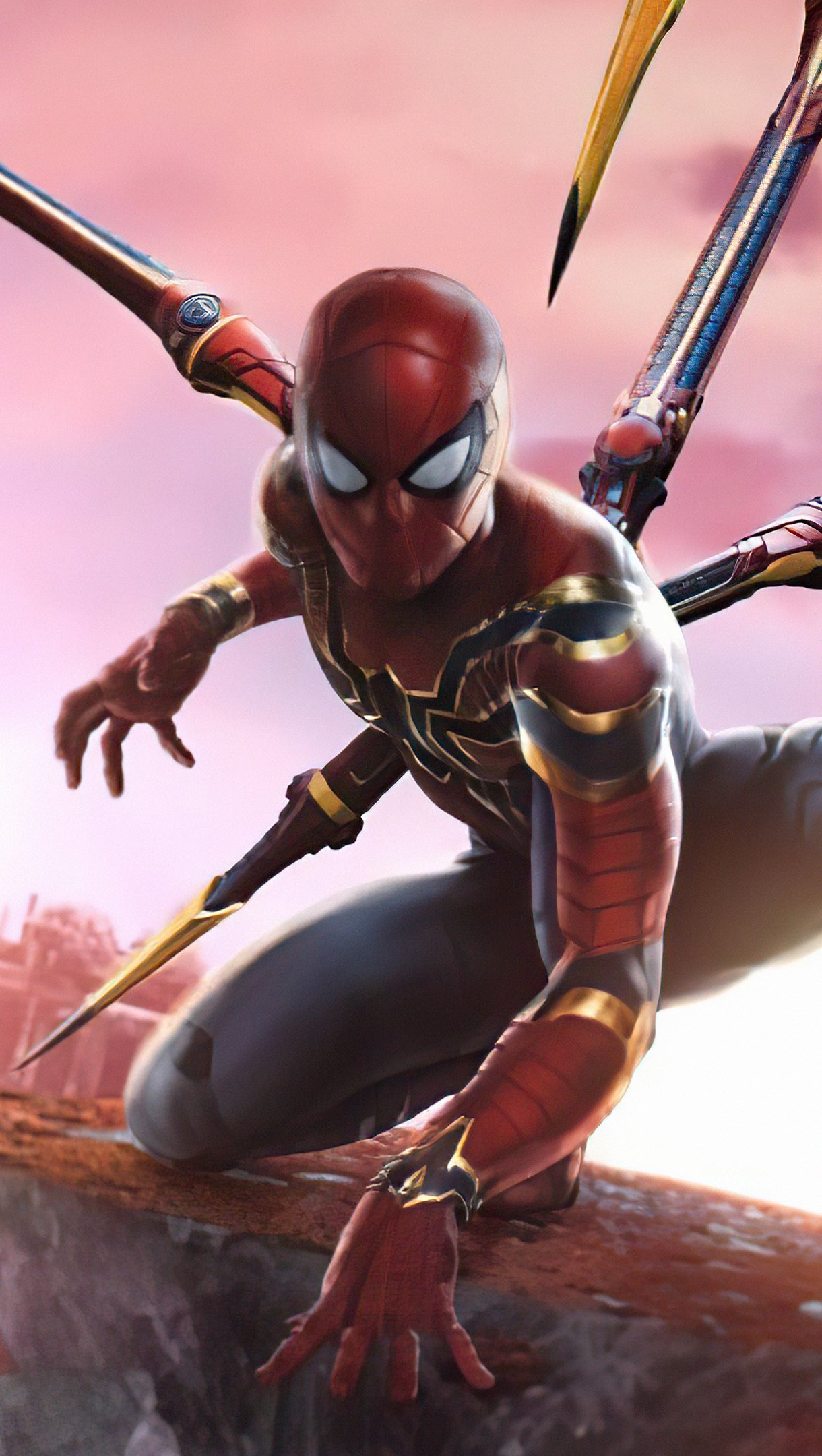 Spider man iron suit wallpaper k ultra hd id