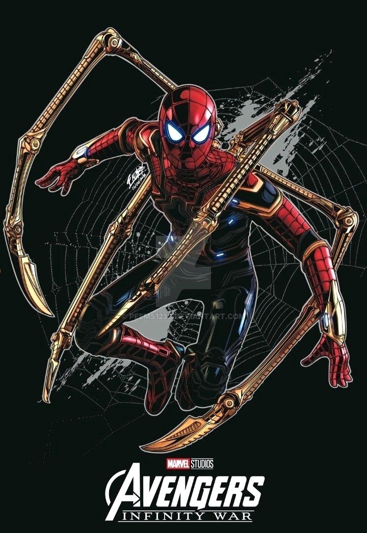 Iron spider iron spider man avengers infinity war iron