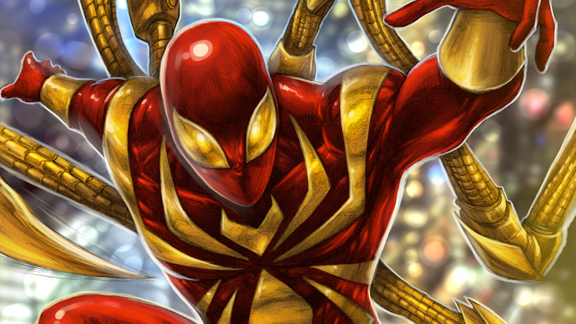 Iron spider hd superheroes k wallpapers images backgrounds photos and pictures