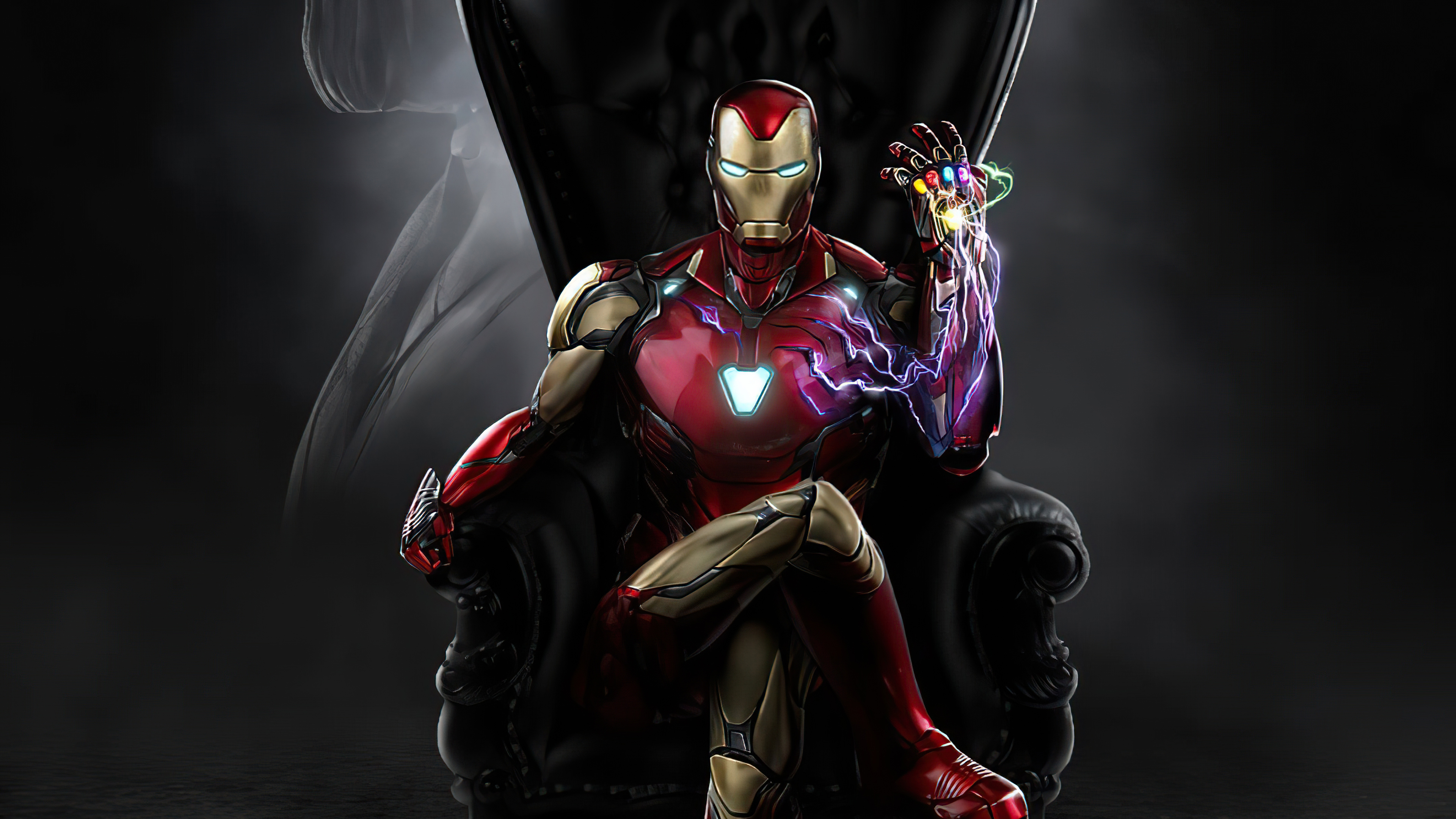 Iron man sitting k hd superheroes k wallpapers images backgrounds photos and pictures