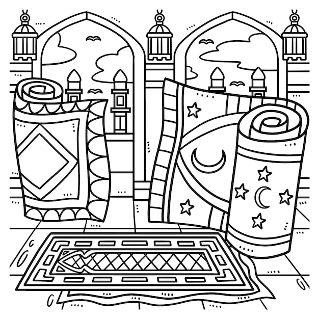 Islamic coloring pages images