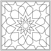 Islamic art coloring pages free coloring pages