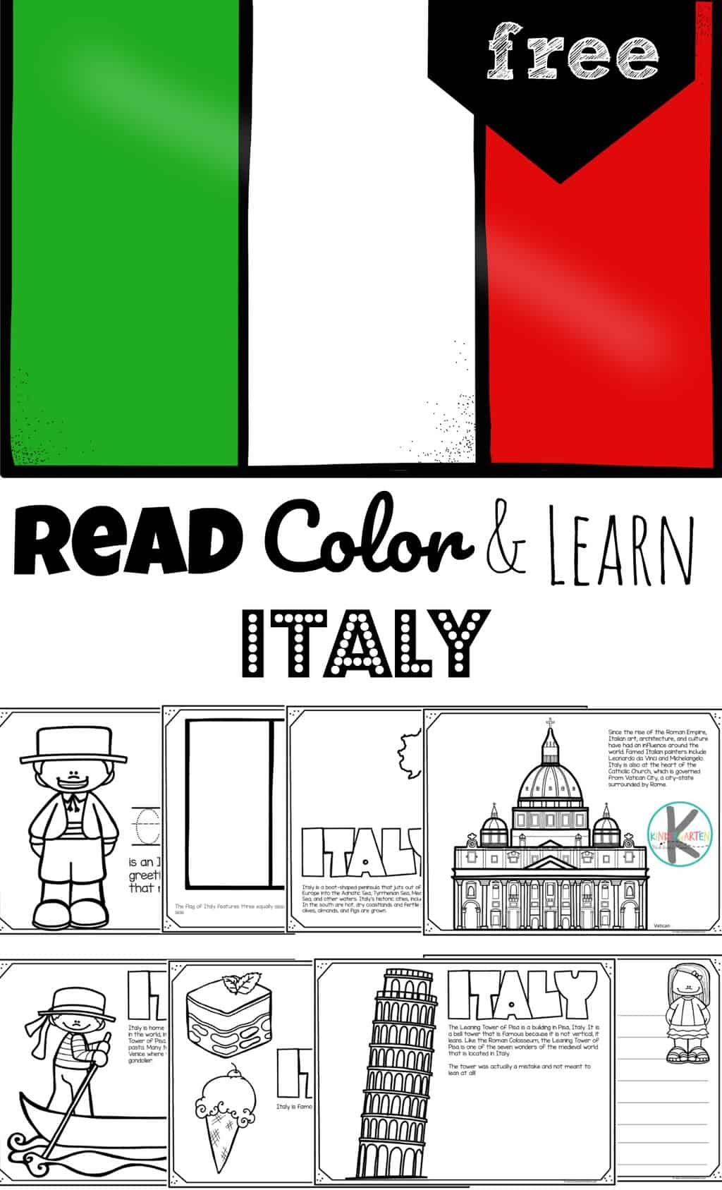 Free italy coloring pages