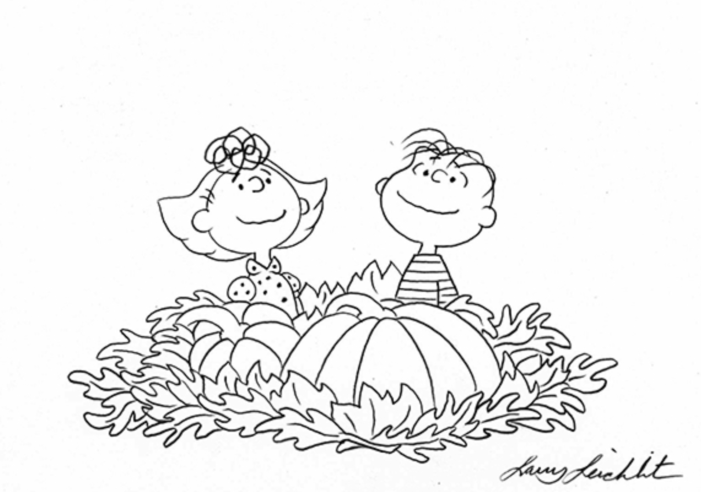The great pumpkin snoopy and peanuts gang limited edition giclee on paper