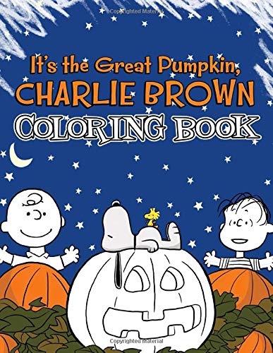 Great pumpkin charlie brown coloring book awesome animated television coloring pages for adults fans halloween gift by ian robinson