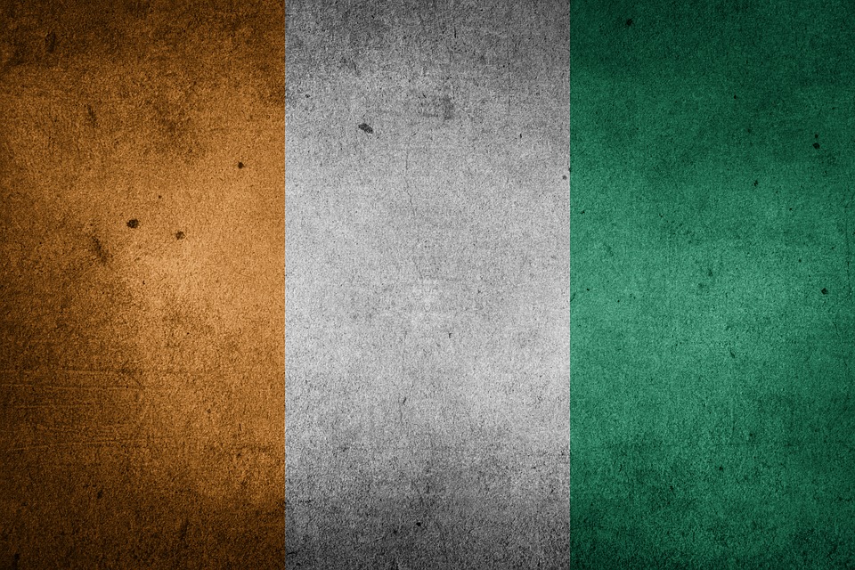 Download wallpapers Cote d Ivoire flag, 4k, grunge, flag of Cote d