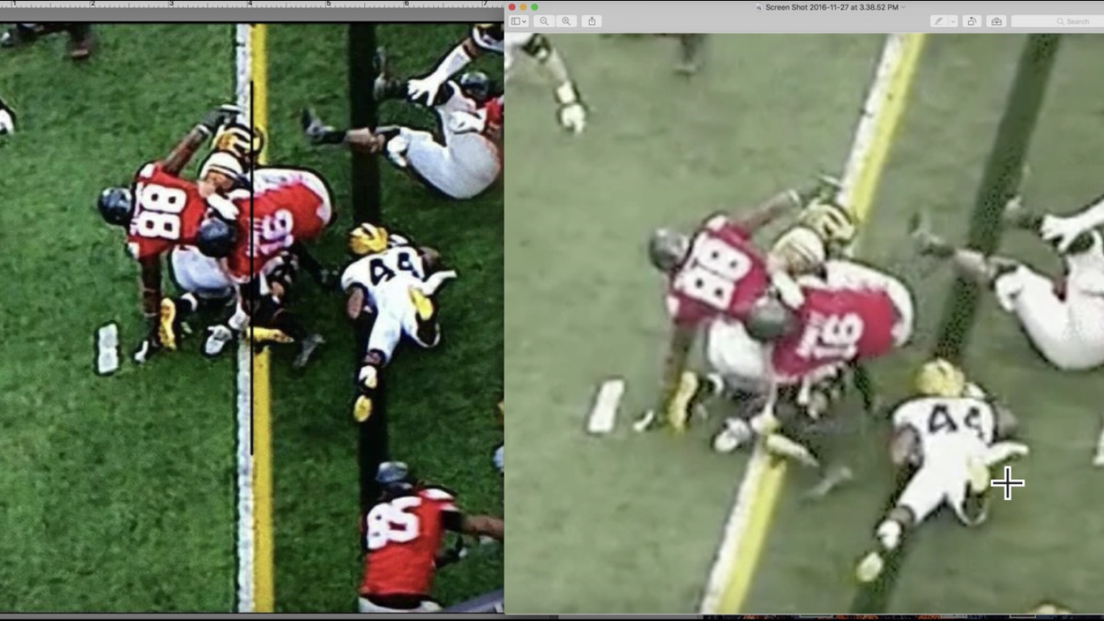 This ohio state fans video might convince even a michigan fan that the call was right