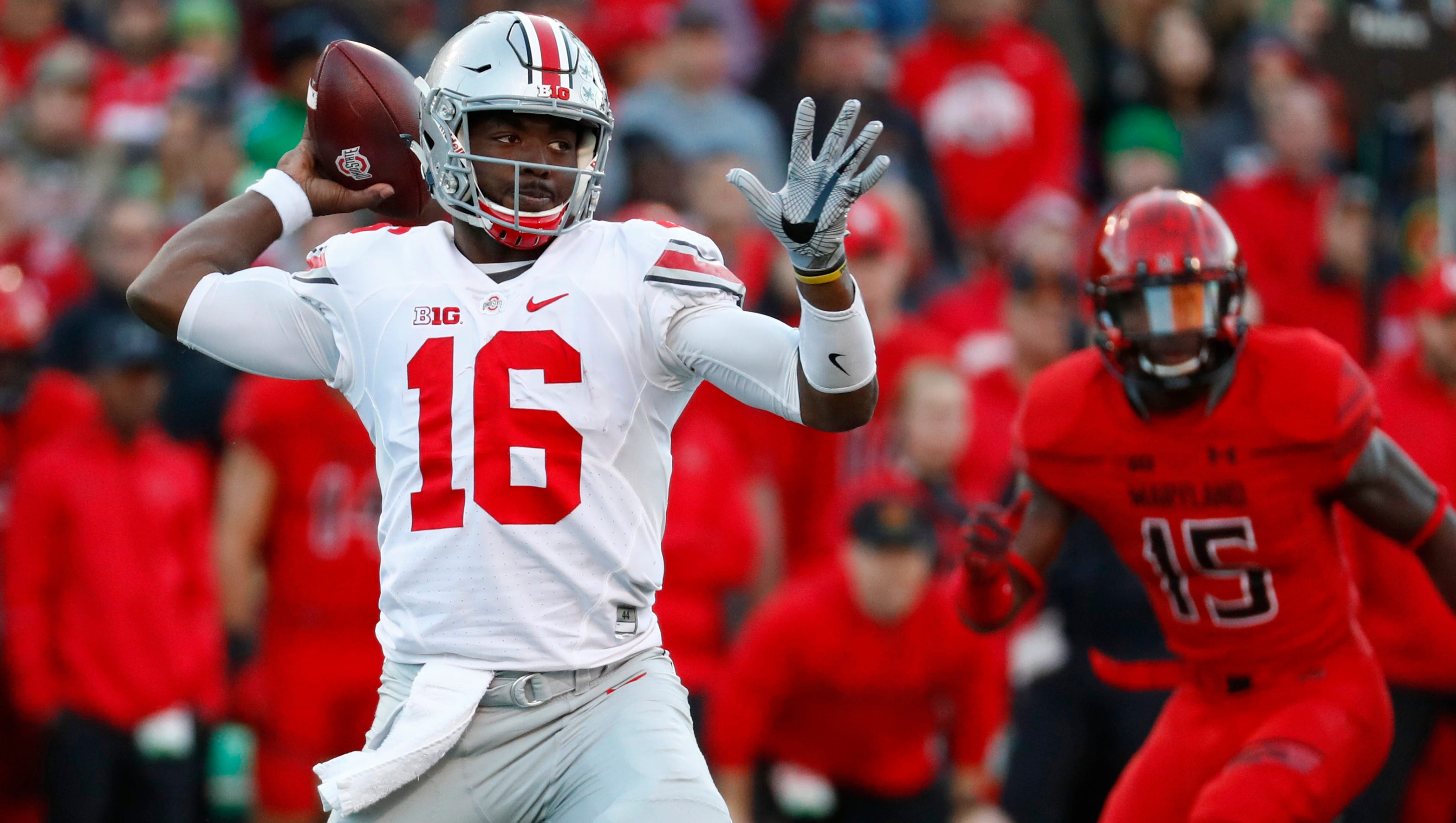 Barrett engineers no ohio states rout of maryland