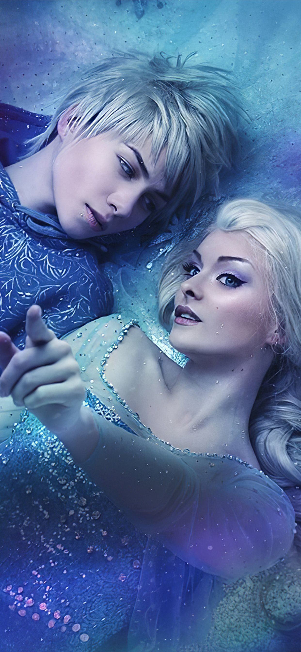 Elsa and jack frost iphone wallpapers free download