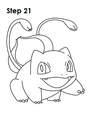 How to draw bulbasaur pokemon