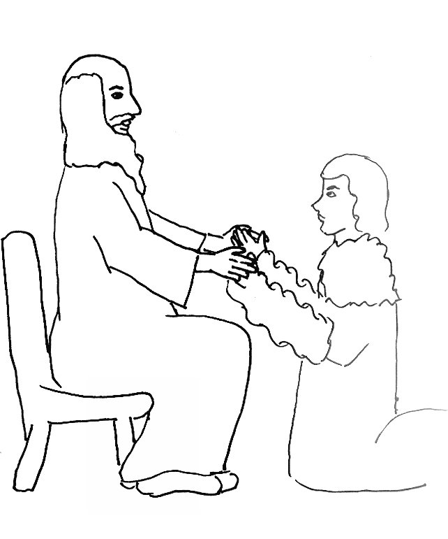 Coloring page jacob and esau free bible stories for children