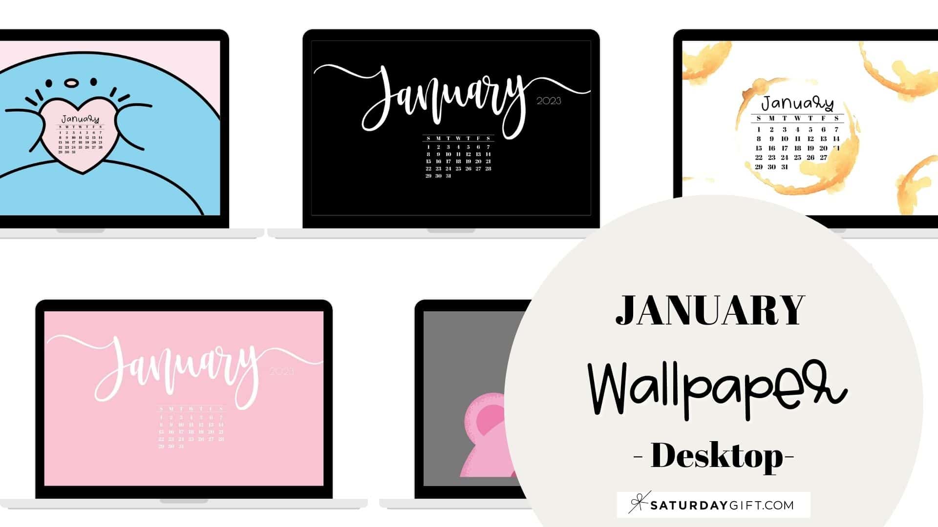 January desktop wallpaper