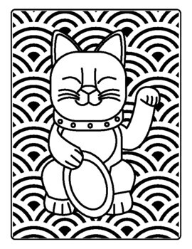 Japan coloring pages by qetsy tpt