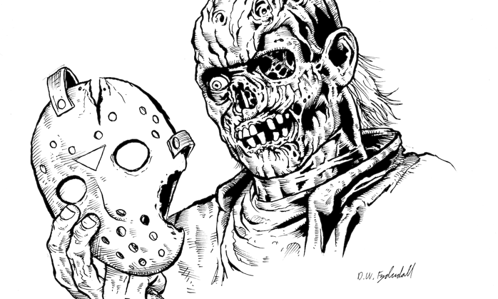 Kill some time by watching artist dw frydendall draw jason voorhees danny trejo and toxie video