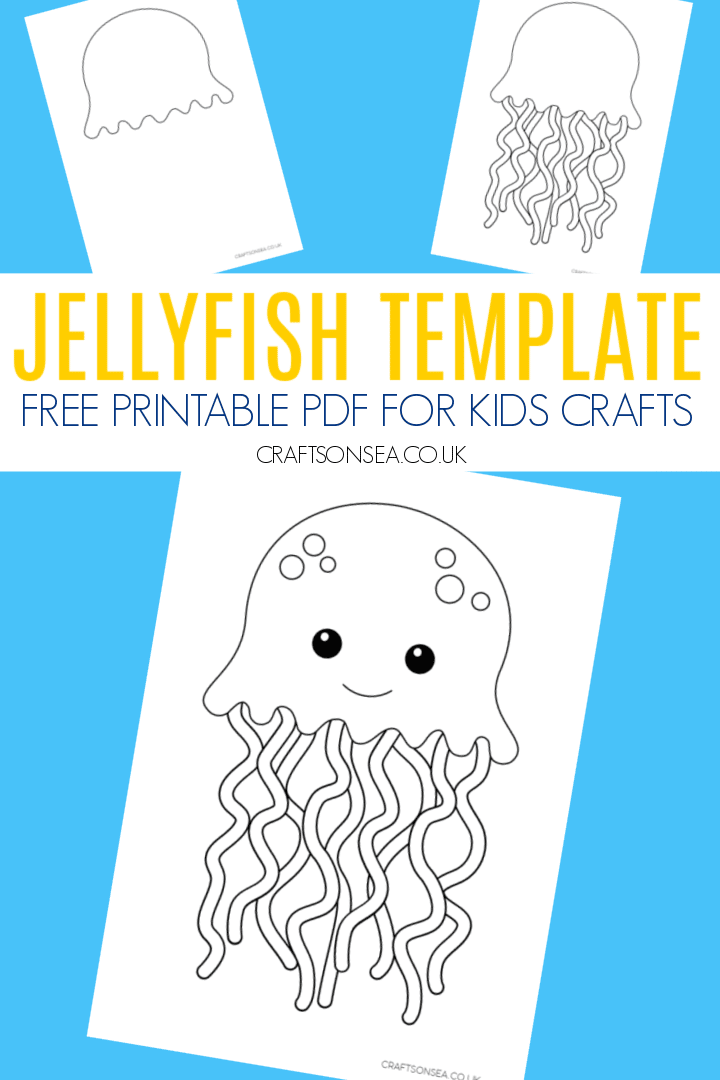 Jellyfish template free printable pdf