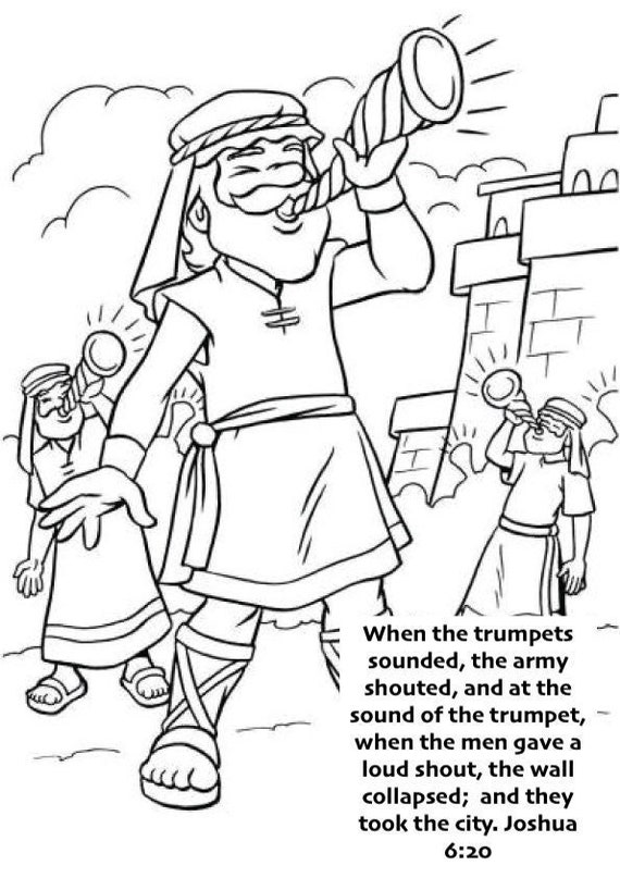 Jericho coloring page