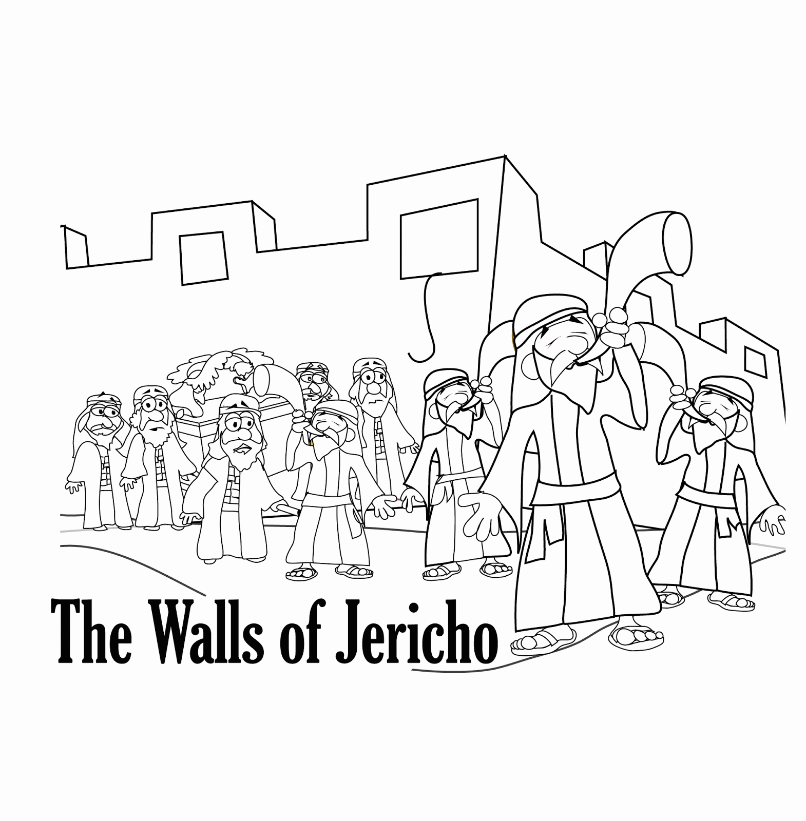 Jericho coloring pages
