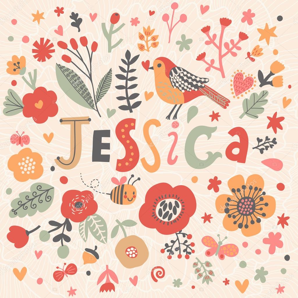 Jessica vector art stock images