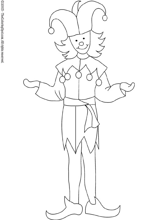 Court jester coloring page audio stories for kids free coloring pages colouring printables