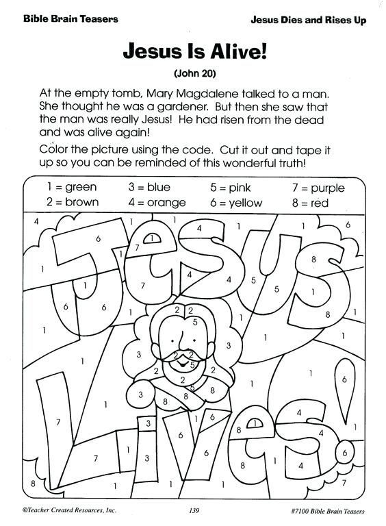 Jesus is alive he is risen easter free printable coloring page for kids children sunday schoolâ easter christian easter sunday school sunday school activities