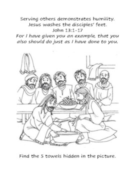 Jesus washes the disciples feet tpt