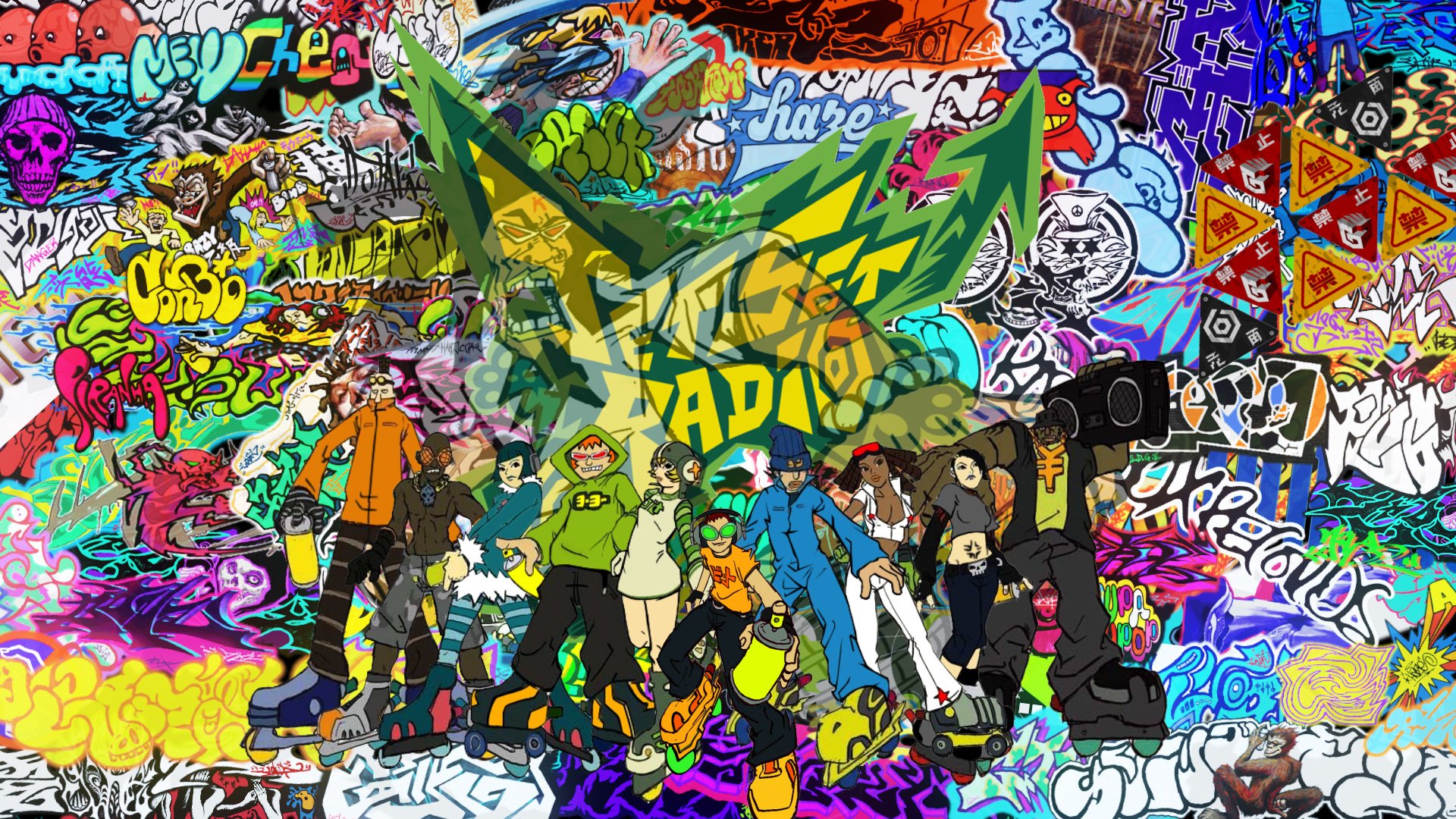 Jet set radio hd papers and backgrounds