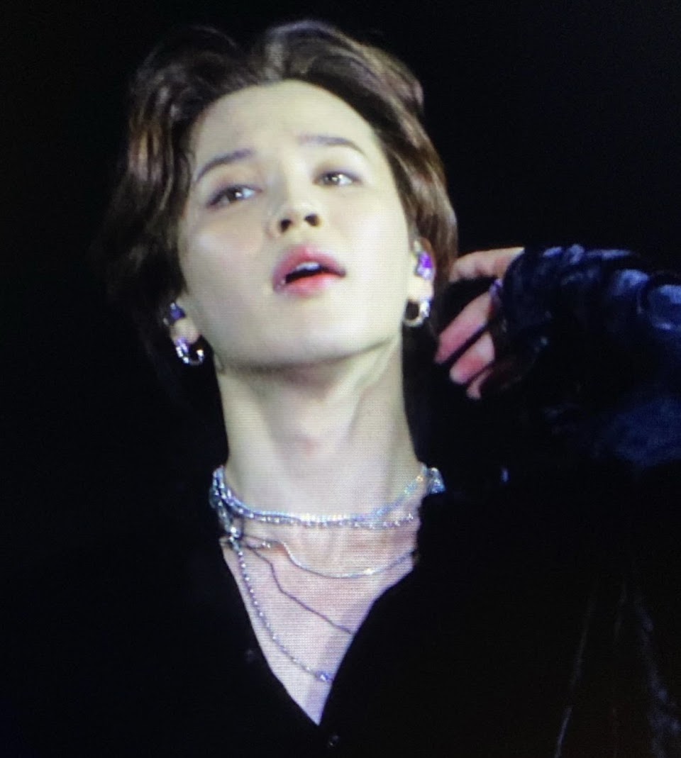 Unedited photos of btss jimin from the yet to e concert that show his ethereal irl visuals