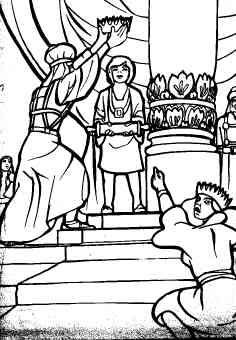 Joash the boy king bible coloring pages the boy king sunday school coloring pages bible coloring pages