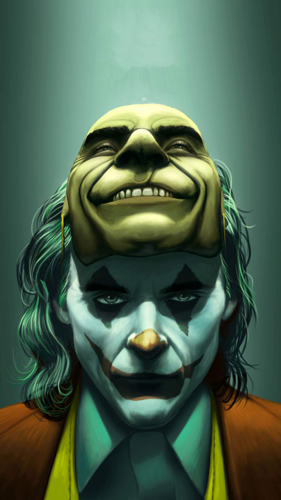 Joker faces iphone wallpaper